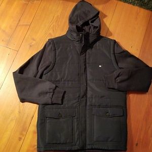 Men's DC jacket/zip up sweatshirt vest